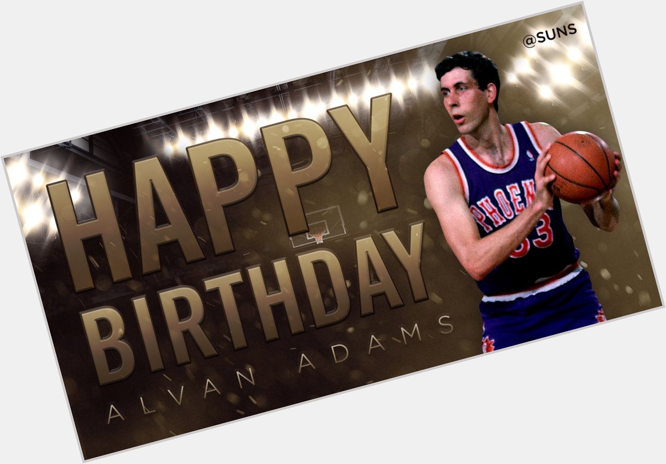 Wishing a Happy 63rd Birthday to the great Alvan Adams! 