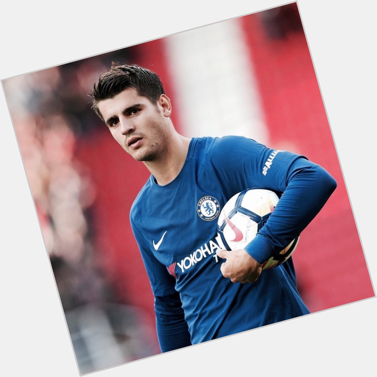 Today we say Happy 25th Birthday to Alvaro Morata!

He has had a great start in England. 
