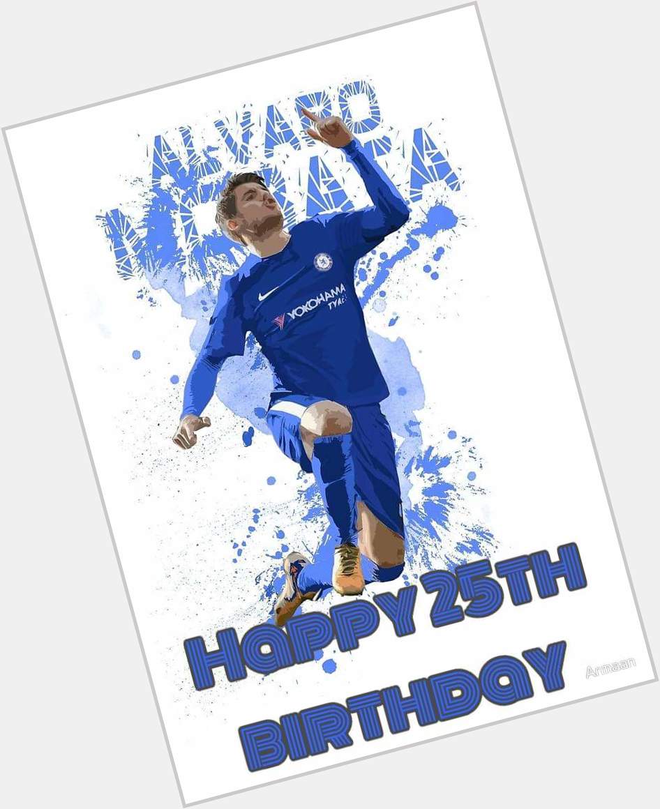 Happy 25th birthday, Álvaro Morata!!!!!    