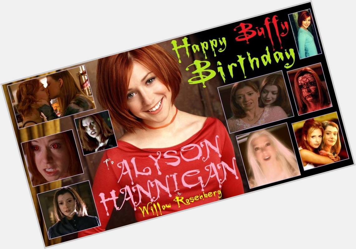 Happy birthday Alyson Hannigan, born March 24, 1974.  