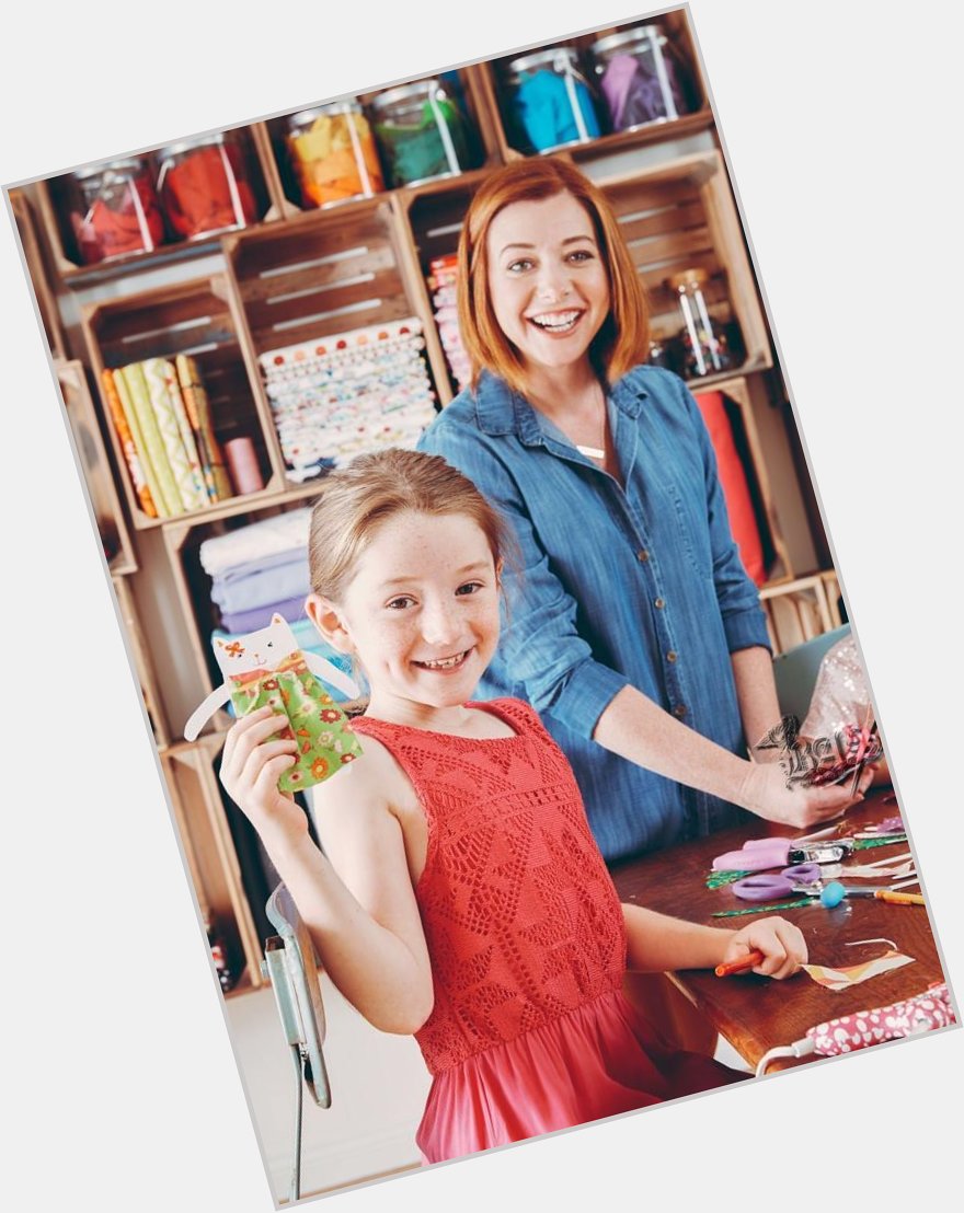 Happy Birthday to Alyson Hannigan and her daughter Satyana !     