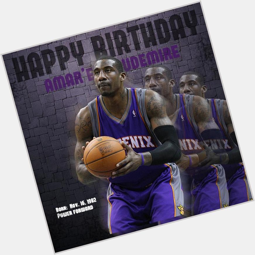 Remessage this and let your friends know of Amare Stoudemires birthday! Happy birthday big man! 