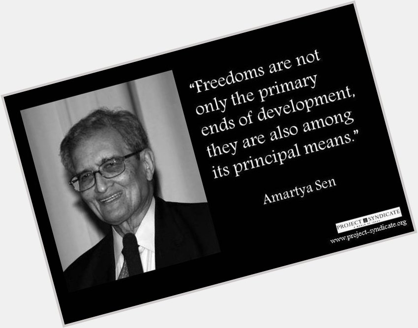 Wishing the great Indian economist Amartya Sen a very Happy Birthday from team 