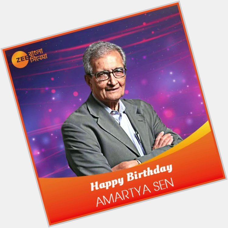  wishes Amartya Sen a very happy birthday! 