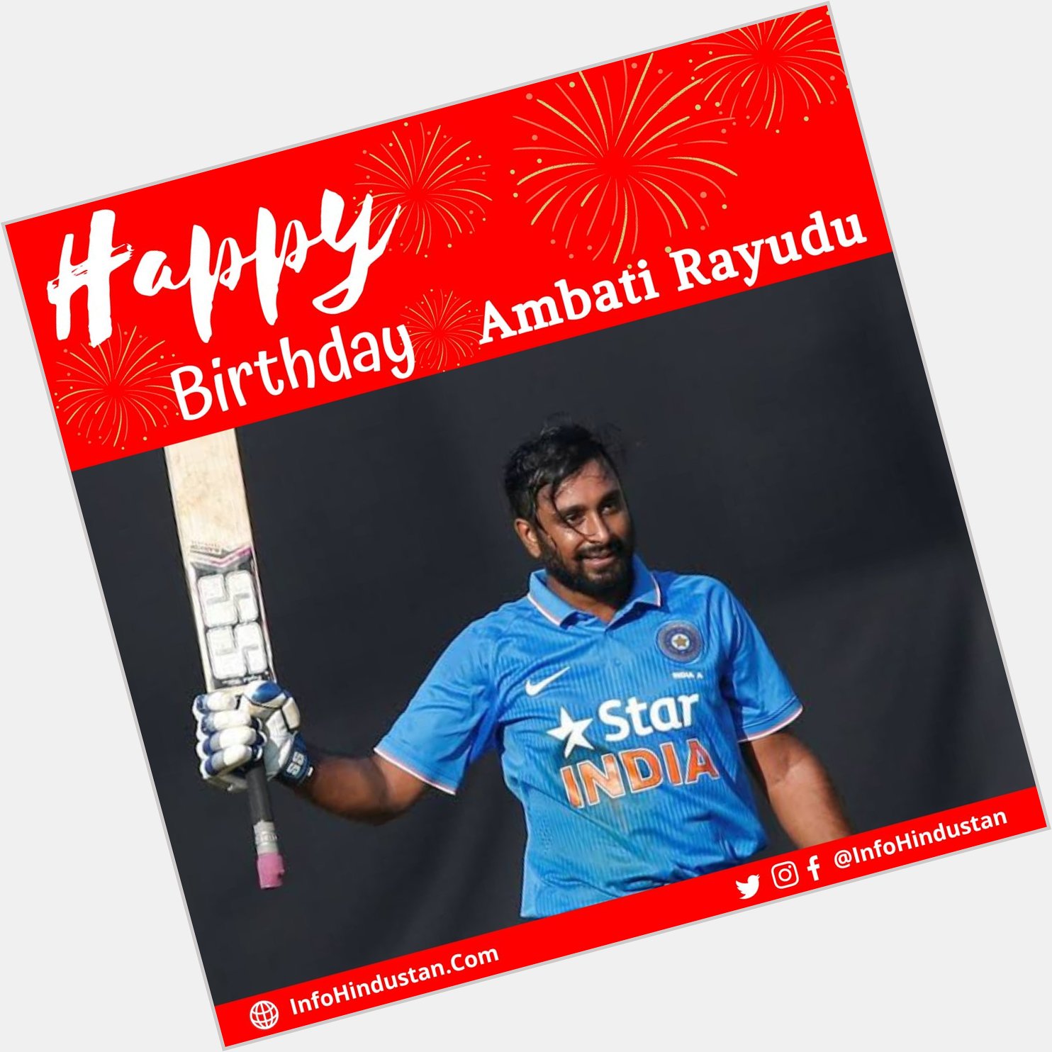 Happy Birthday Ambati Rayudu             