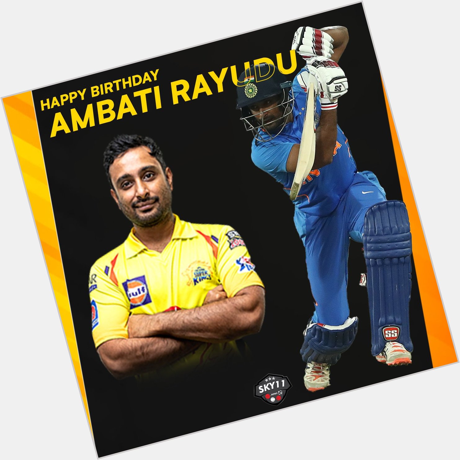 Wishing Team India batter Ambati Rayudu a very happy birthday!    