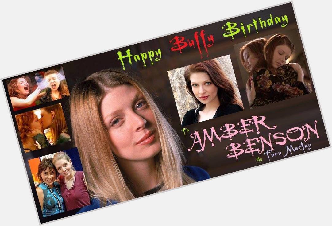 Happy birthday Amber Benson, born January 8, 1977.  