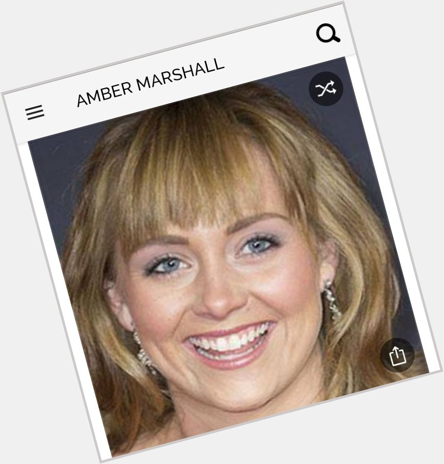 Happy birthday to this great actress.  Happy birthday to Amber Marshall 