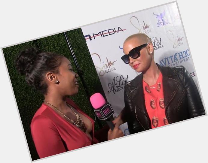 YEET Amber Rose Reveals How She Felt About The "Happy Birthday messages From Wiz  