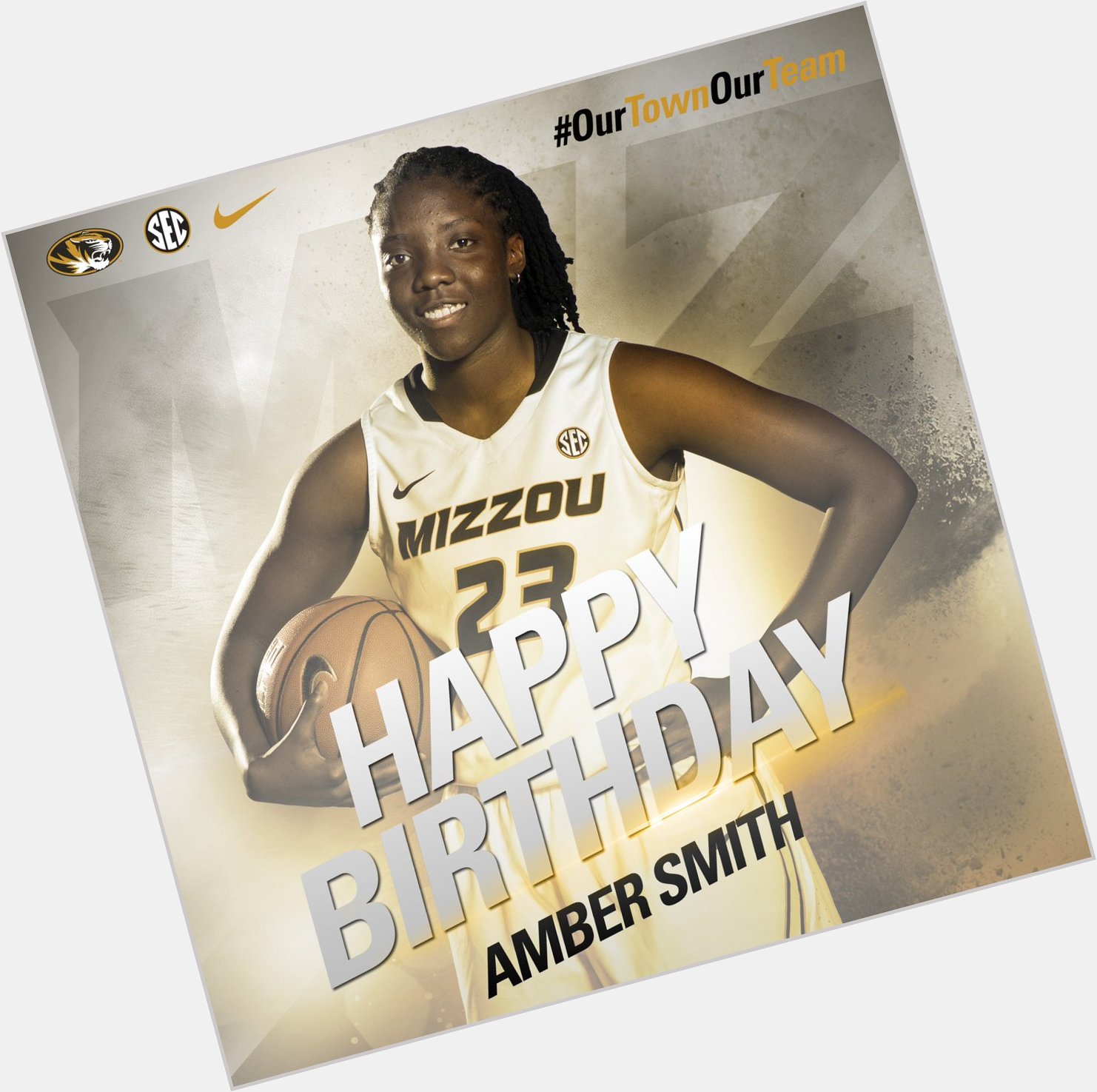 Happy Birthday to SEC Co-Freshman of the Year, our very own Amber Smith!    