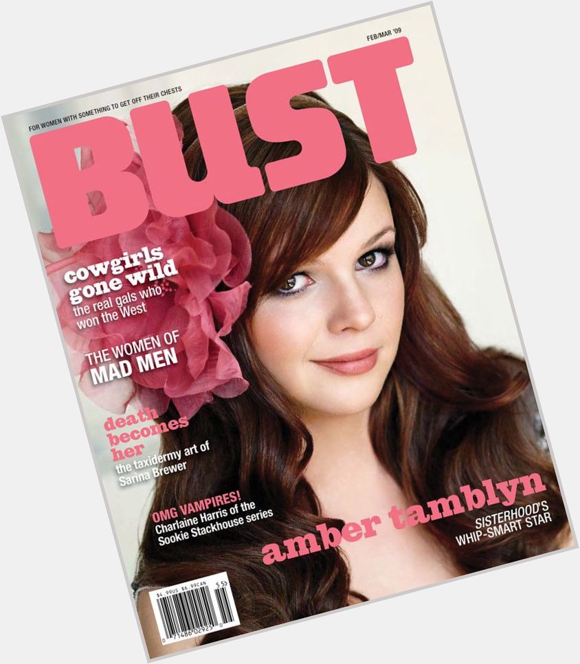 Happy birthday to BUST\s poetry editor TBT our Feb/March 2009 cover:  