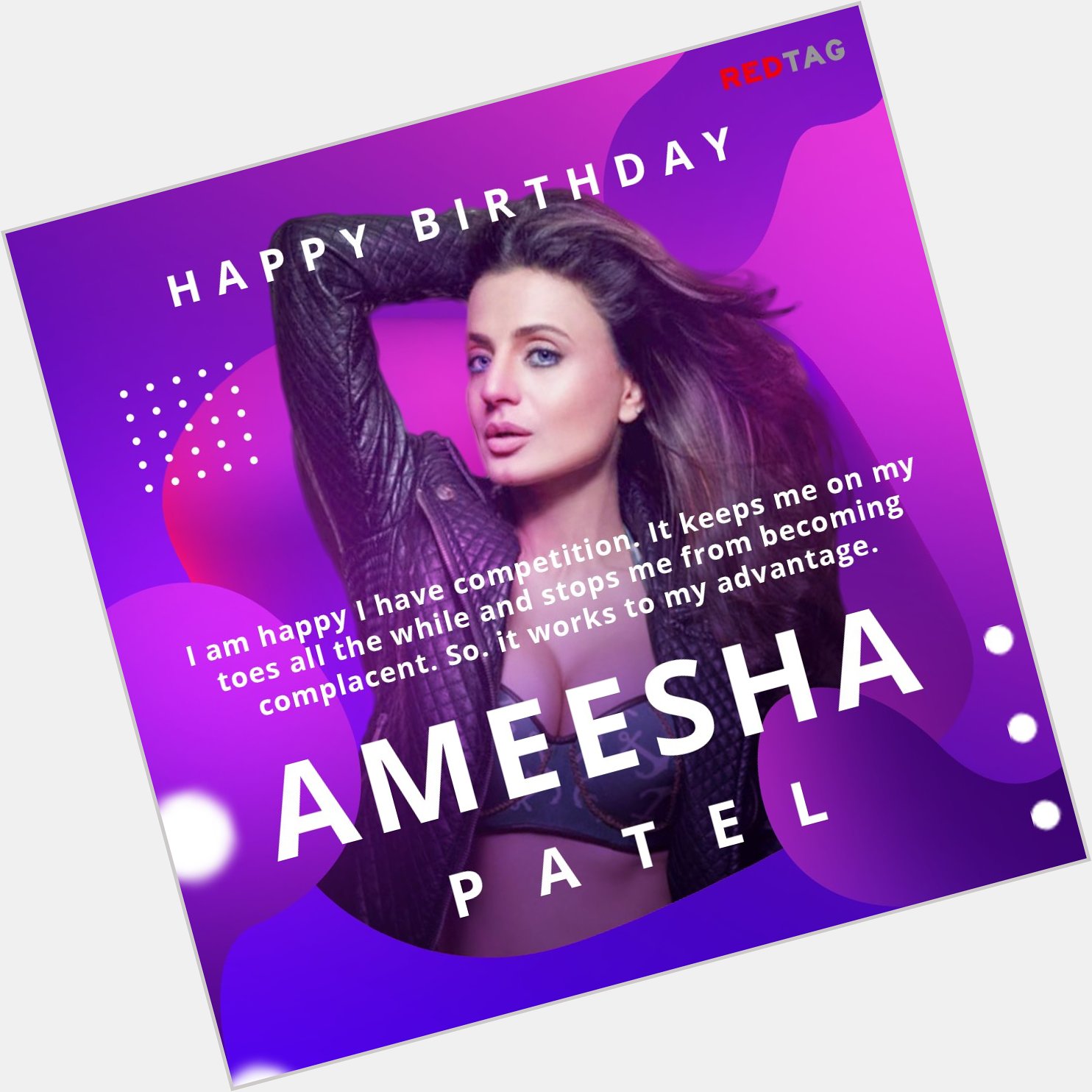Wishing the Ameesha Patel, a very happy birthday! 