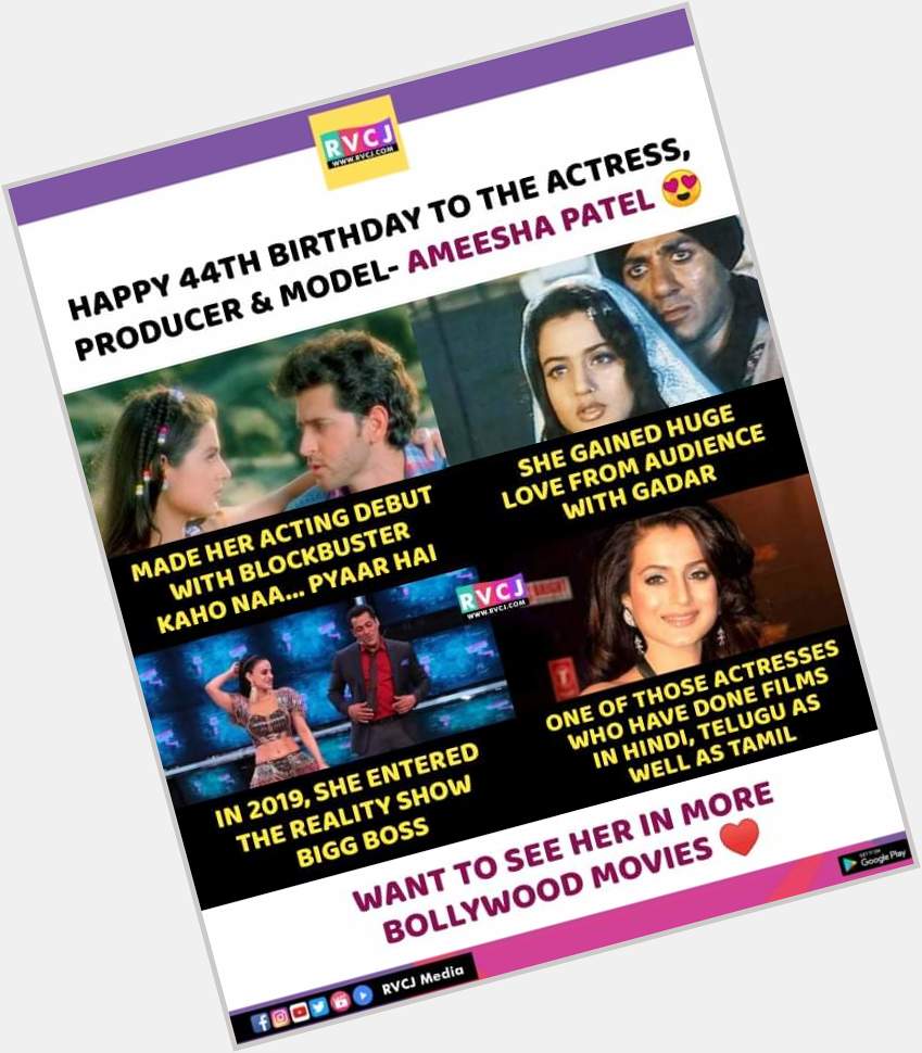 Happy Birthday Ameesha Patel!       