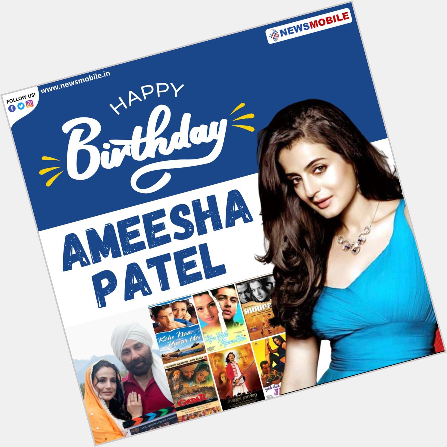 Wishing Ameesha Patel a very happy birthday!  