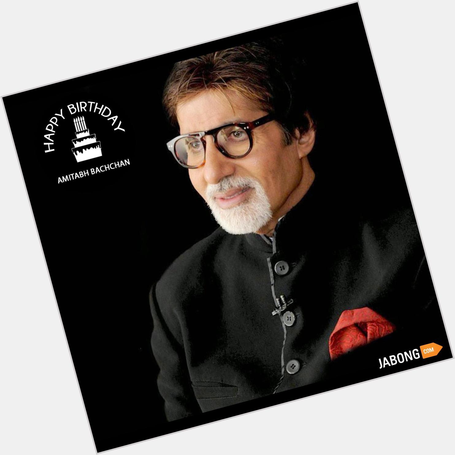 Here\s wishing a very happy birthday to \"The Living Legend- Mr. Amitabh Bachchan! 