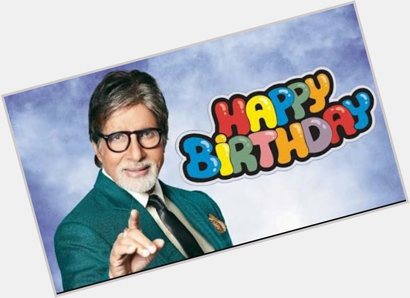 Happy Birthday Amitabh Bachchan 