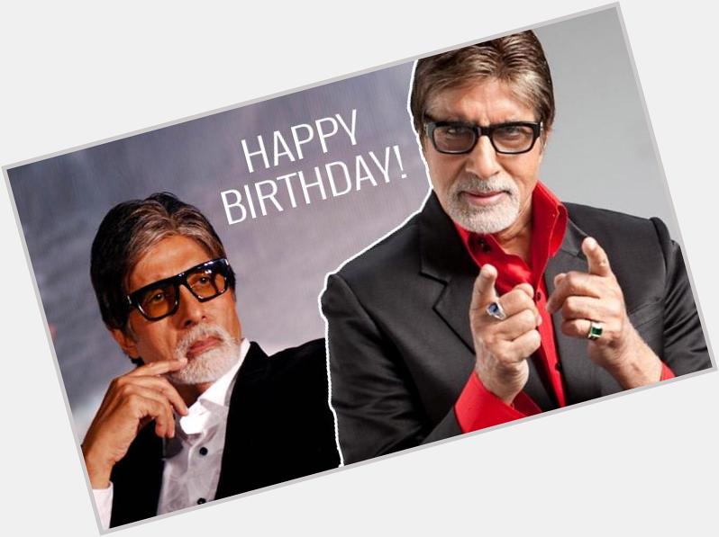 Happy birthday 75 Years for the legend to the best Bollywood actor Amitabh Bachchan      