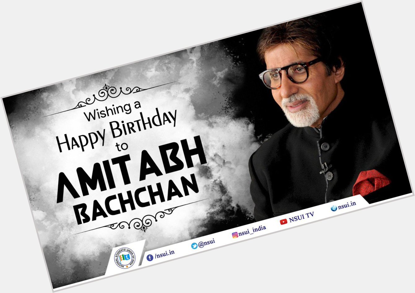 Happy Birthday to the Undisputed legend of Indian cinema,
Mr. Amitabh Bachchan 