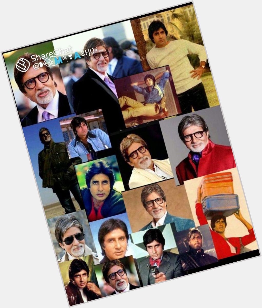 Happy birthday Amitabh Bachchan ji God bless you take care             