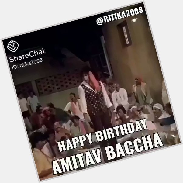 Happy Birthday AMITABH BACHCHAN SIR                