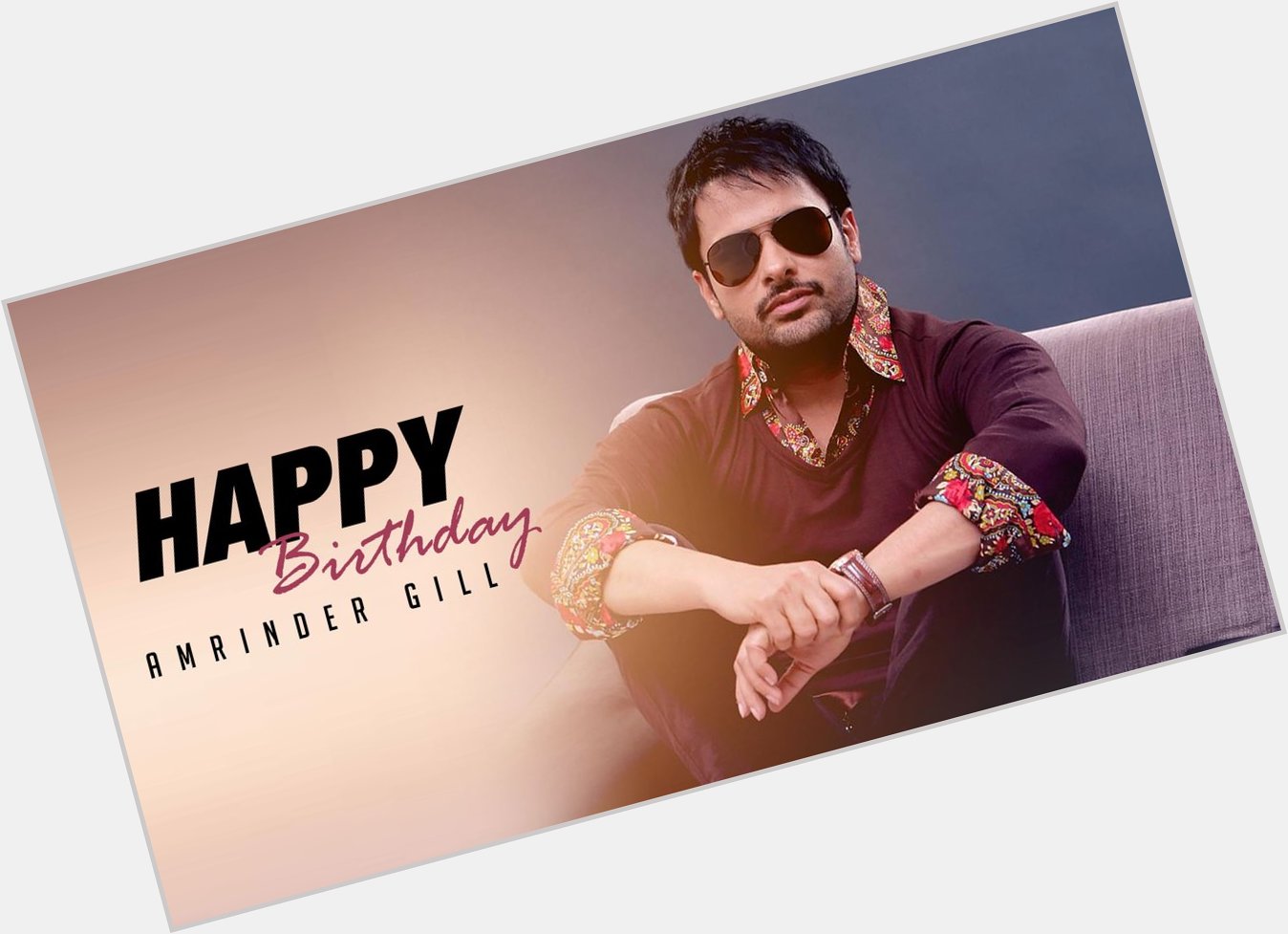 Here\s wishing the very talented Amrinder Gill a very Happy Birthday!  