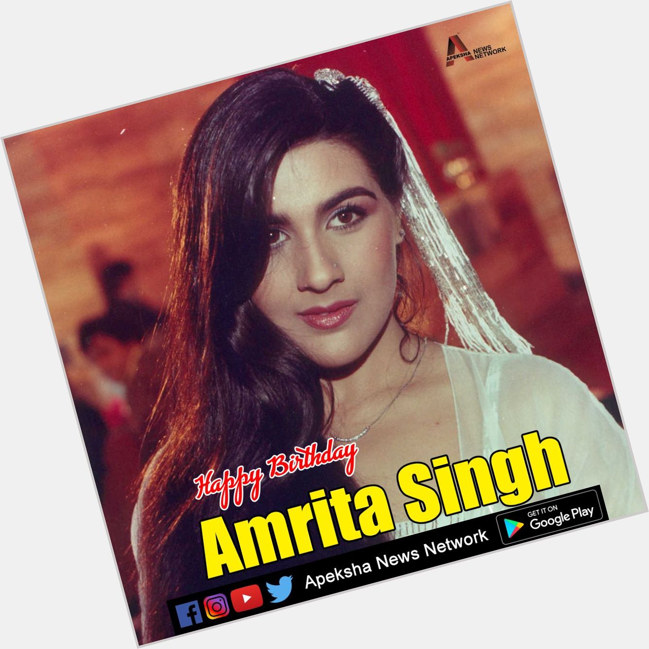 Happy Birthday, Amrita Singh.  