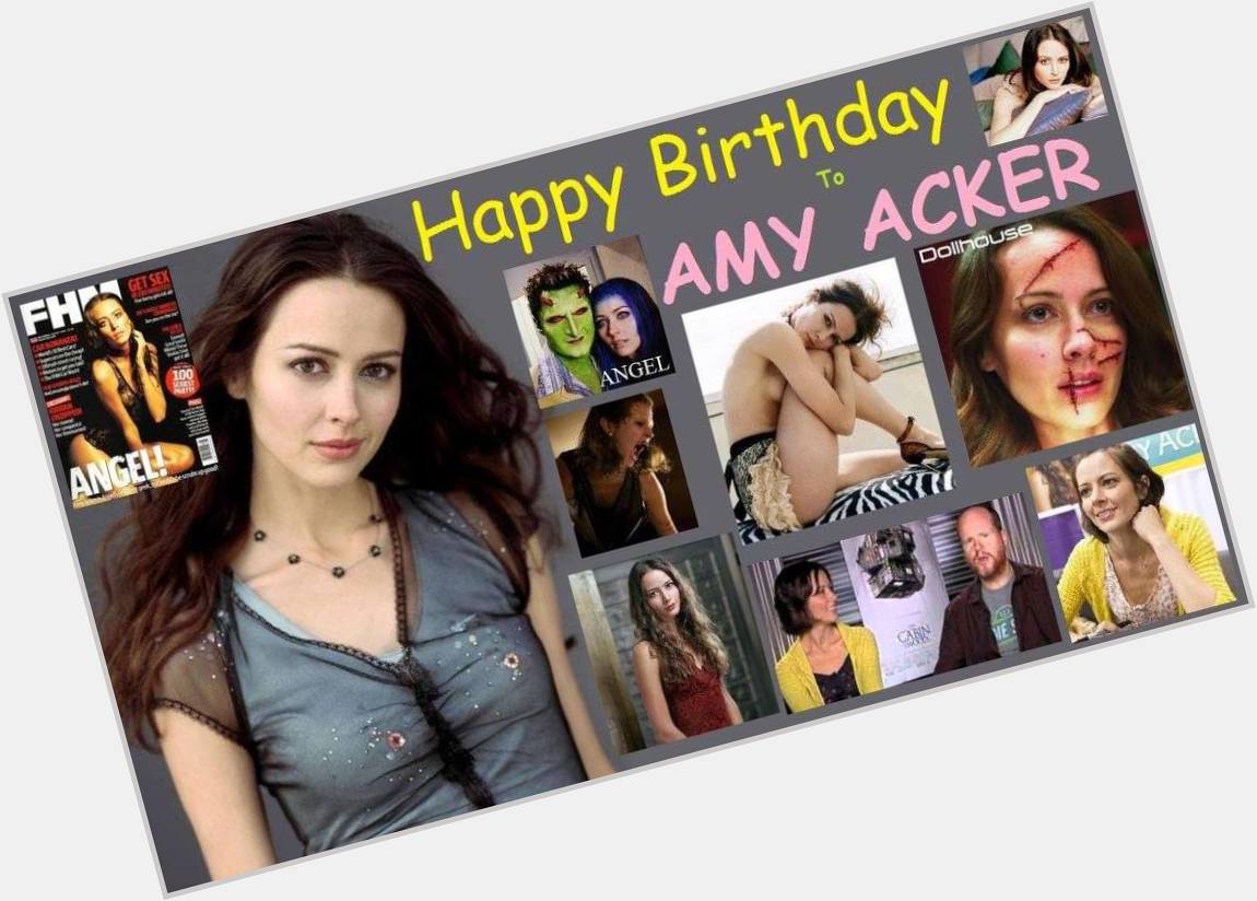 Happy birthday to Amy Acker, born December 5, 1976.  