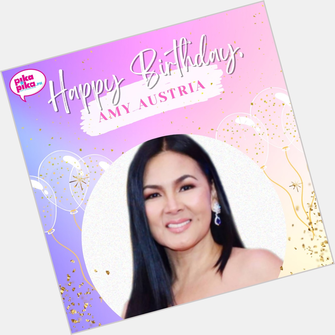 Happy birthday, Amy Austria! May your special day be filled with love and cheers.    