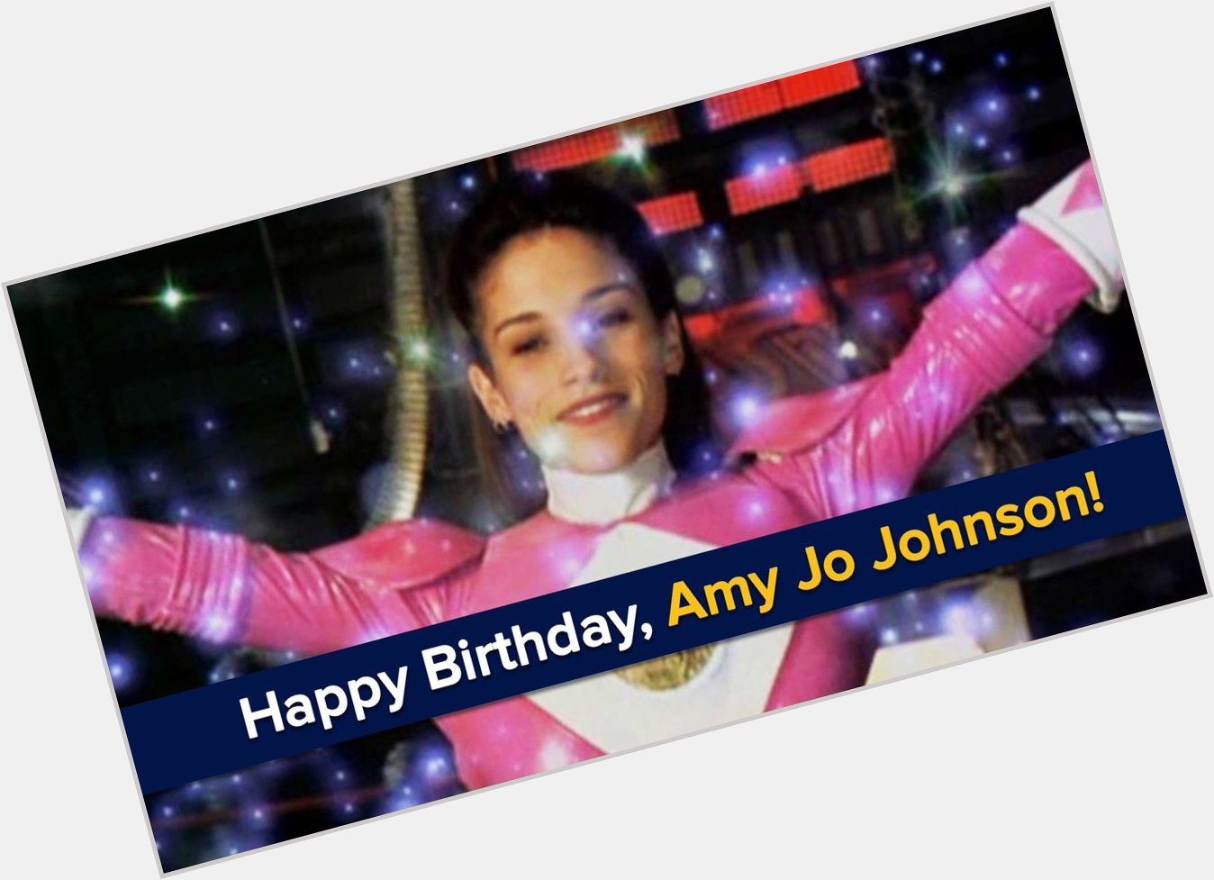 Happy Birthday to star Amy Jo Johnson! 