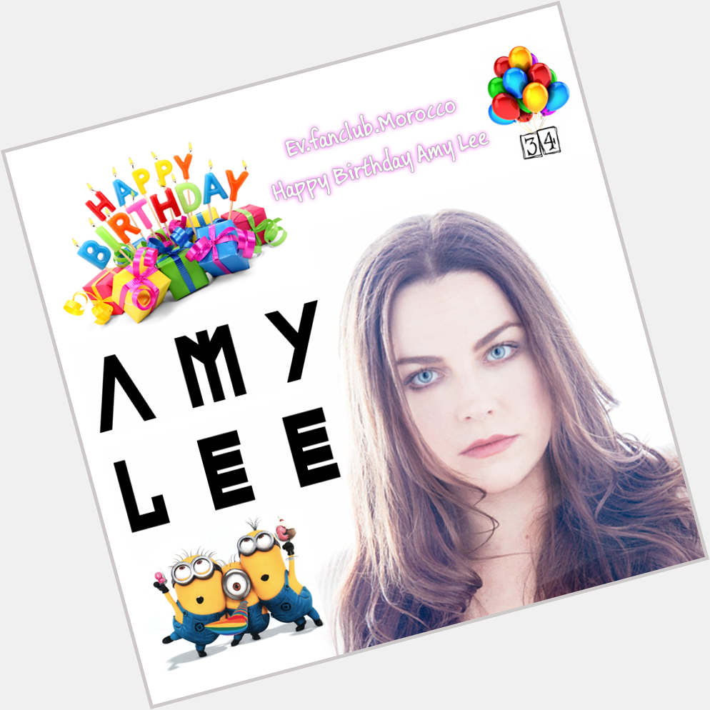   Happy Birthday Amy Lee <3 