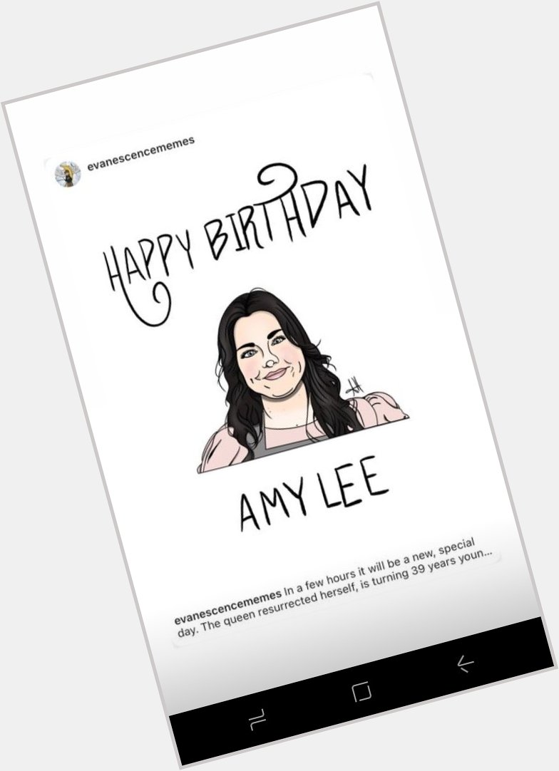        Happy Birthday Goddess Amy Lee Lee 