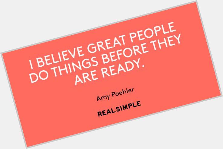 Yup. Happy Birthday, Amy Poehler! cc:  