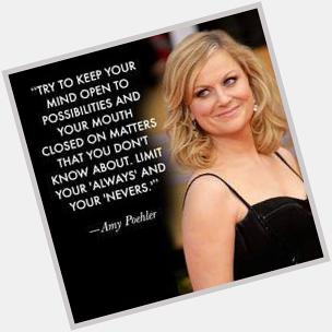 Happy Birthday to the very smart, talented, beautiful, and hilarious Amy Poehler. You inspire me so much. 
