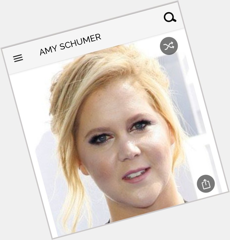 Happy birthday to this great comedian.  Happy birthday to Amy Schumer 