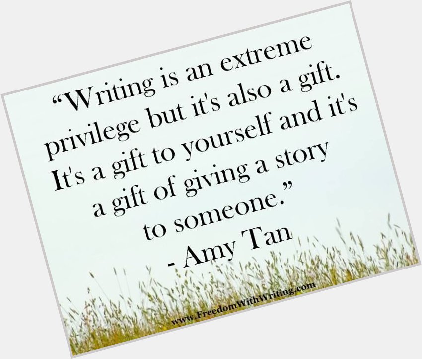 Happy Birthday to American writer, Amy Tan (1952). 