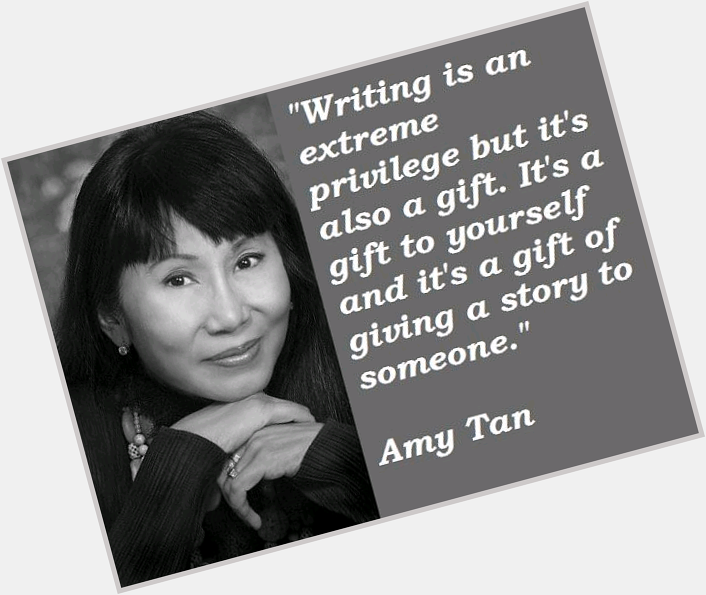 Happy Birthday to American Amy Tan! 