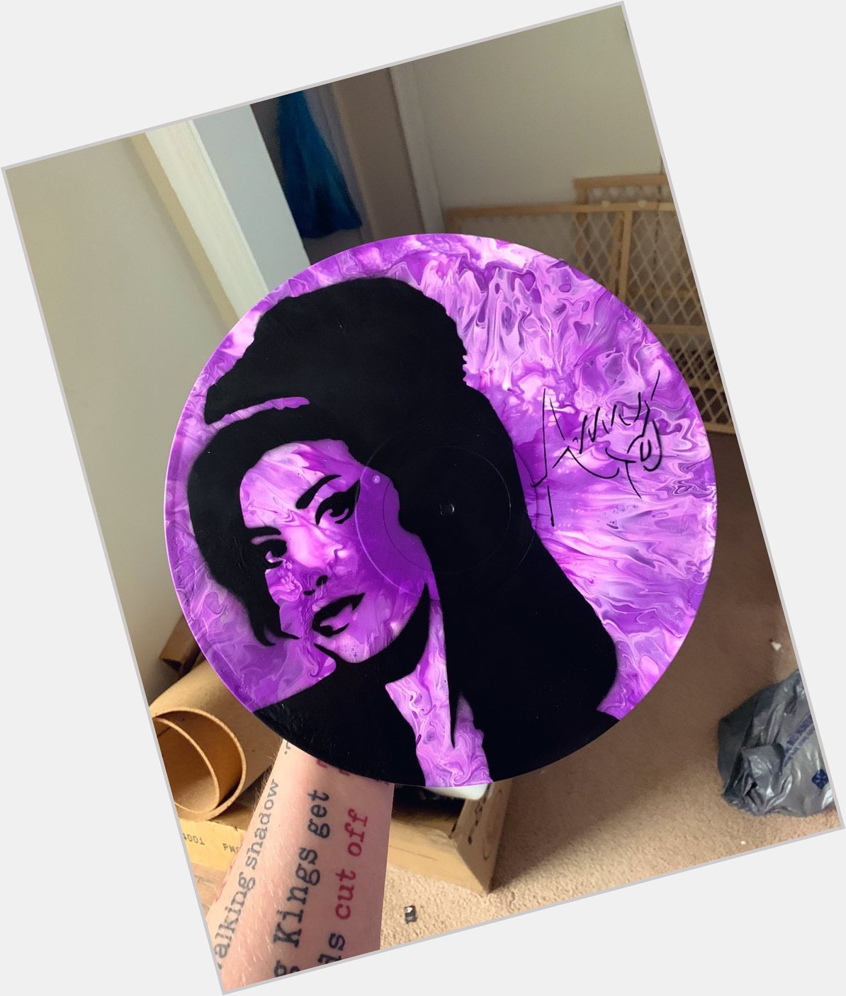  Amy Winehouse repurposed vinyl record art by me

Happy Birthday Amy 