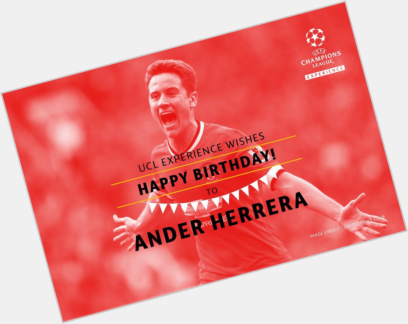 Happy Birthday Ander Herrera! Will Herrera Make his first UCL appearance for the Red Devils n Tuesday? 
