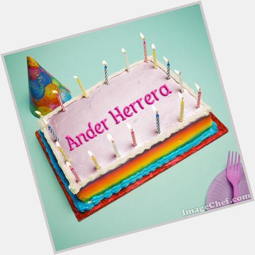  happy birthday..... Ander Herrera 