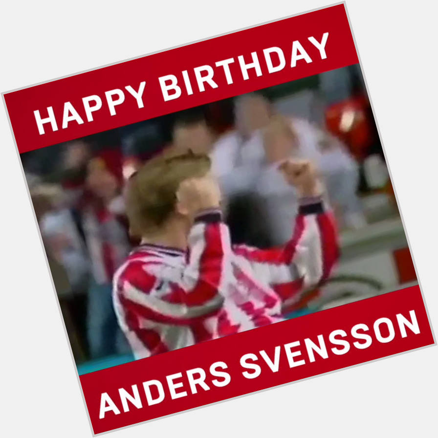 We\re wishing a happy 41st birthday to former midfielder Anders Svensson today! 
