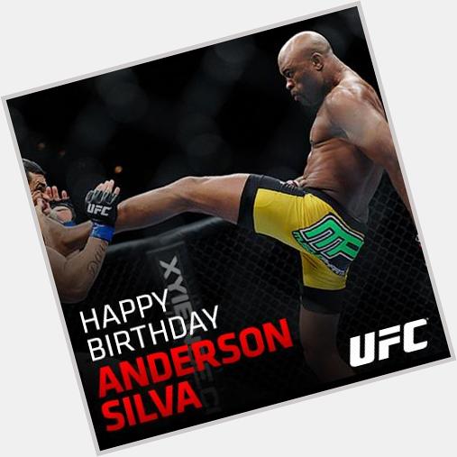 Happy Birthday to the former UFC middleweight champion, Anderson Silva! 