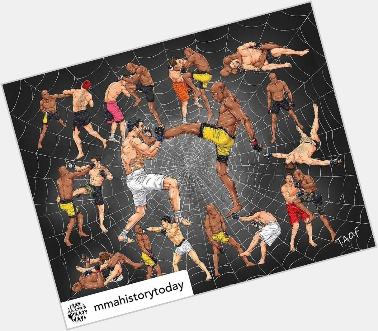 Posted   Happy 45th birthday to the legendary Anderson Silva 