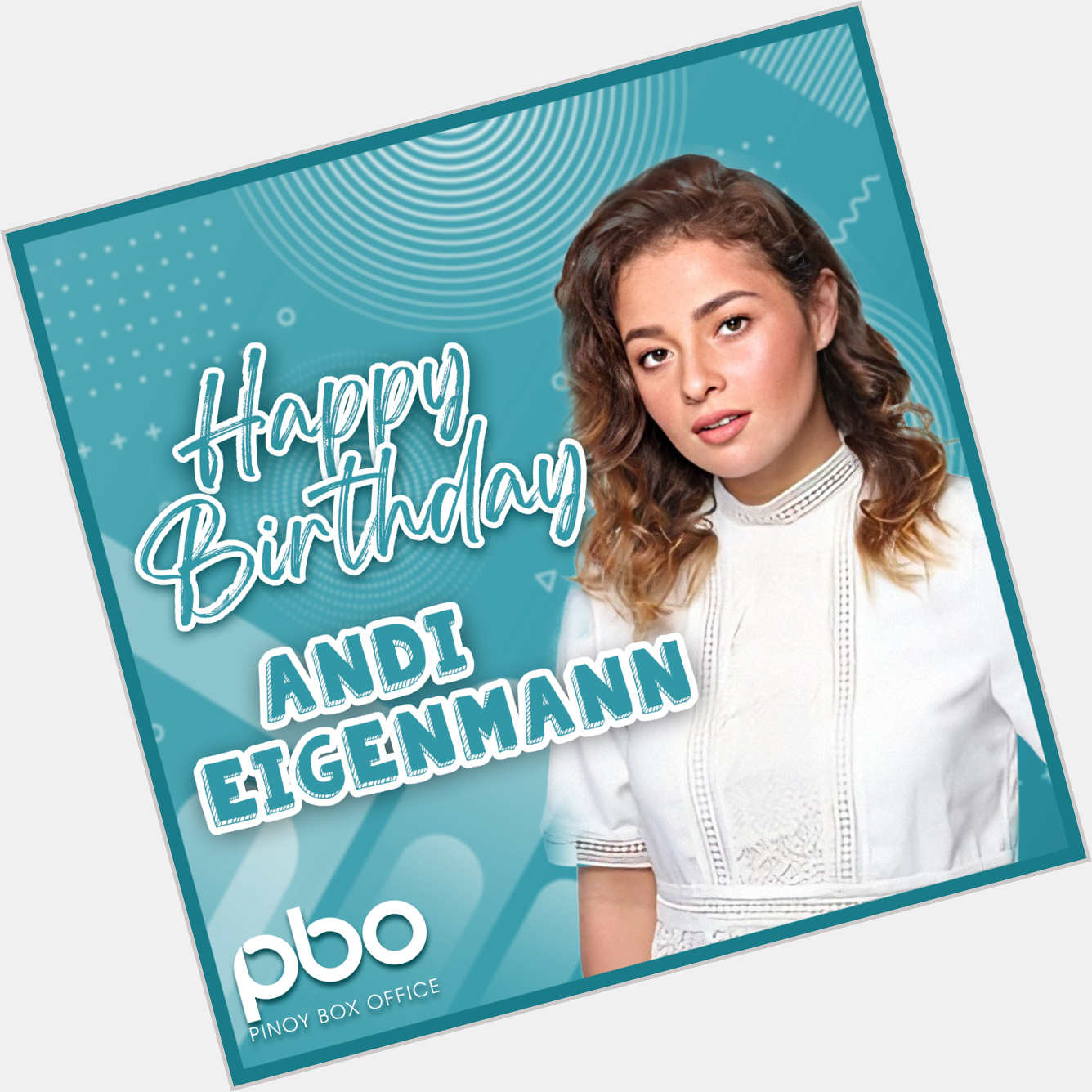 Happy birthday, Andi Eigenmann! May you live your days happily and with no worries! 