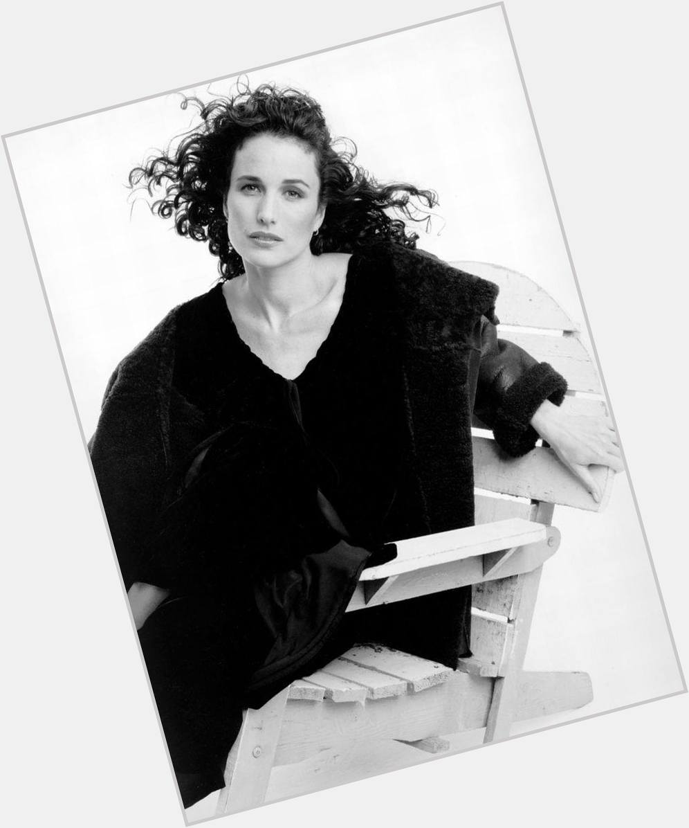 Happy Birthday to Andie MacDowell who turns 61 today! Photo by Naomi Kaltman. 