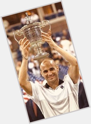 Happy 50th birthday to Andre Agassi. 8-time Grand Slam champion. Who remembers his long fair hair? 