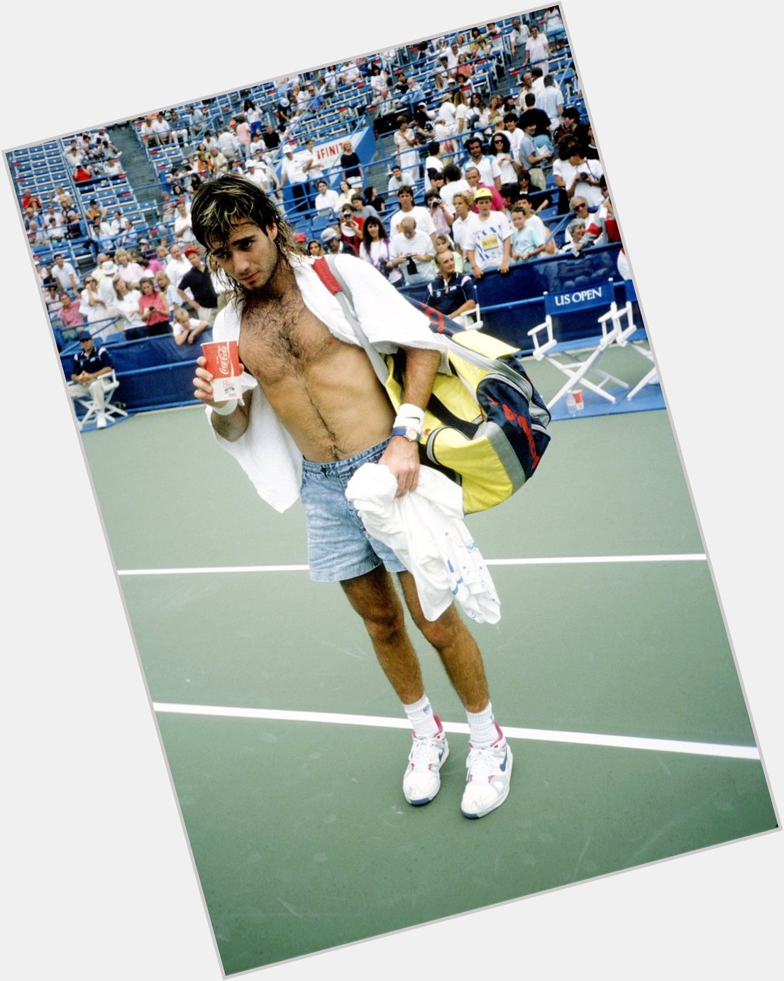 Happy Birthday to the one and only Andre Agassi  True tennis icon & trailblazer for denim shorts a.k.a. jorts. 