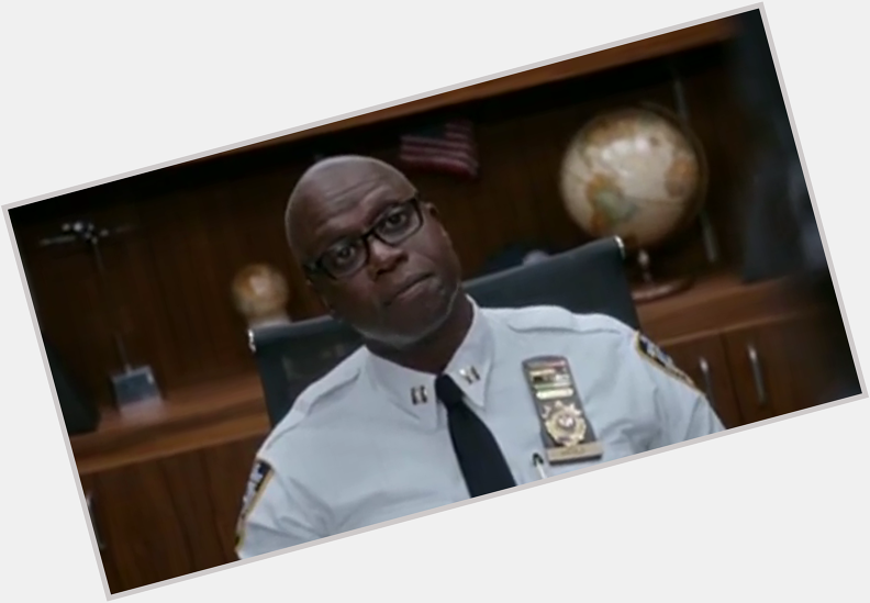 Happy Bday Andre Braugher! Here he is as the unflappable Capt.Holt BROOKLYN NINE-NINE  