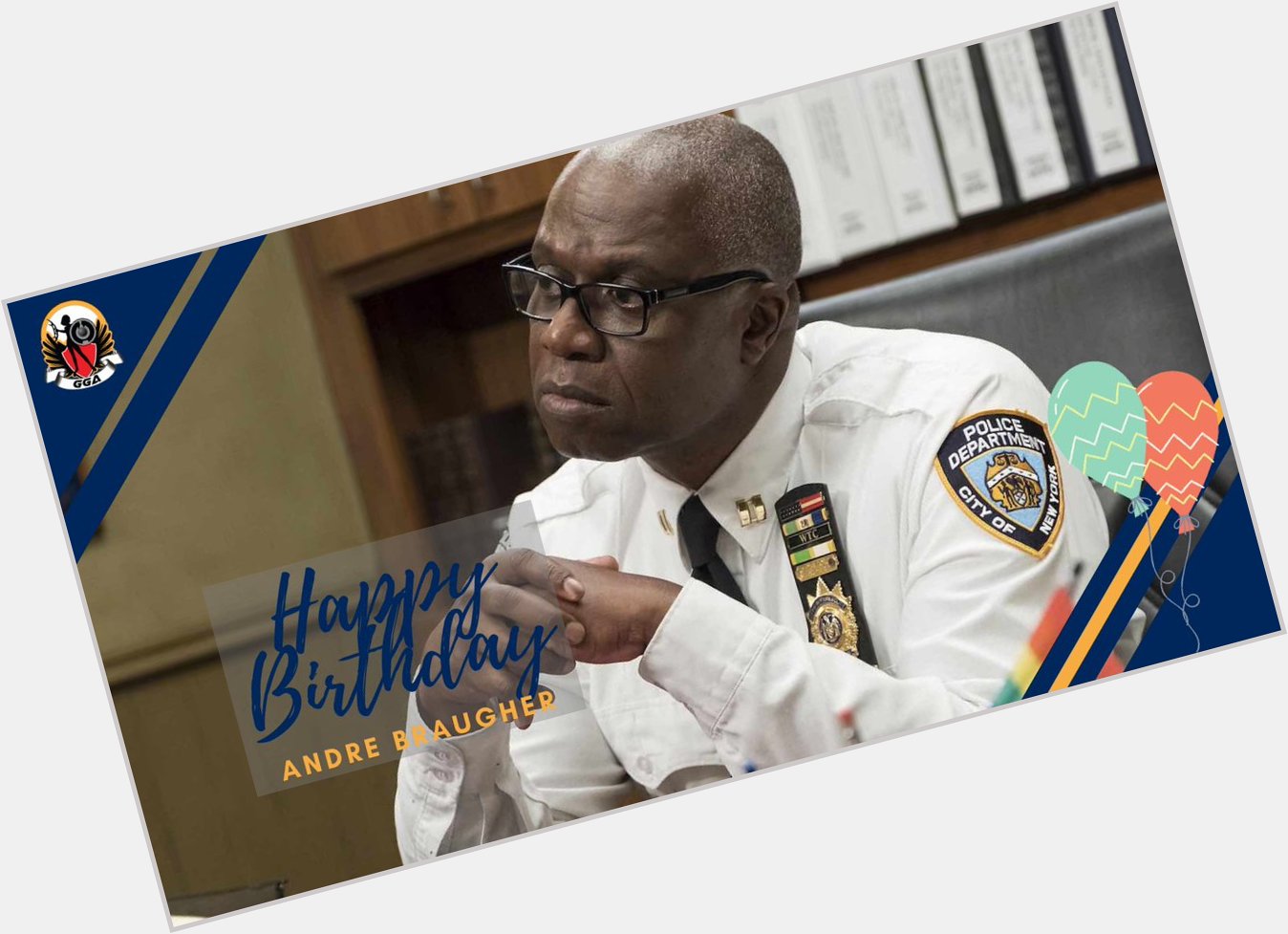 Happy Birthday to Andre Braugher, a.k.a. Deputy Commissioner Raymond Holt!  