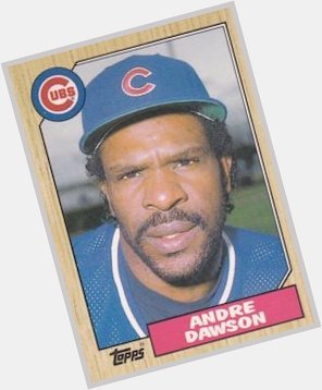 Happy Birthday to the \"Hawk\" Andre Dawson. One of my favorite Cubs as a kid. 
