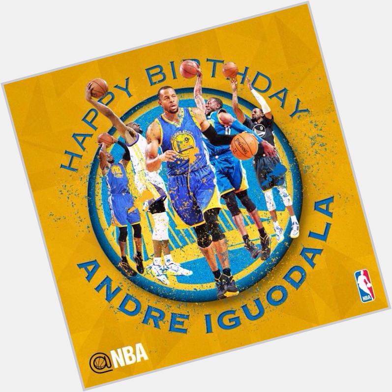 Happy Birthday to Andre Iguodala! Remessage to wish him a happy birthday!    